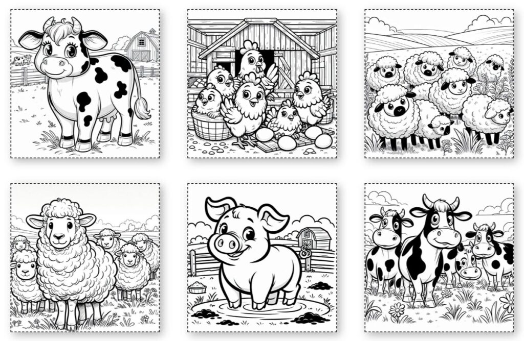 Farm Life Coloring Pages Review